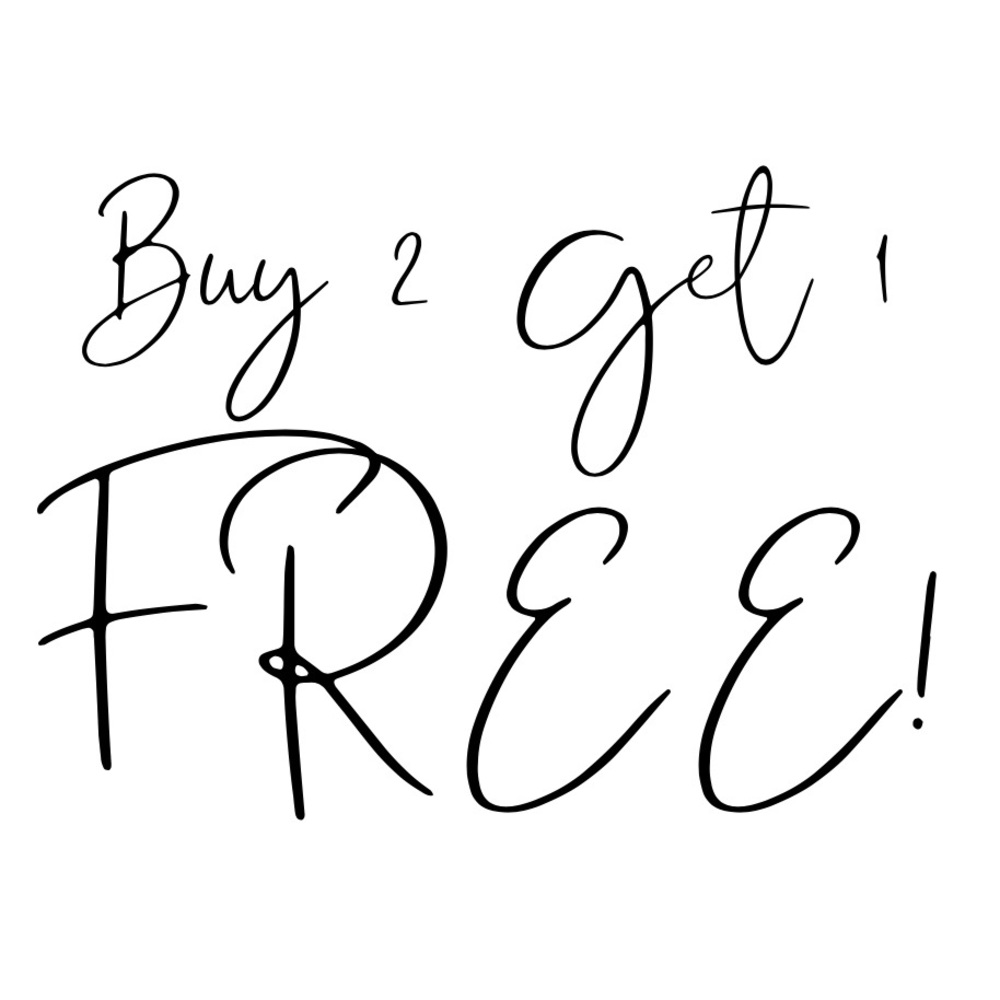 Buy 2 Get 1 FREE!